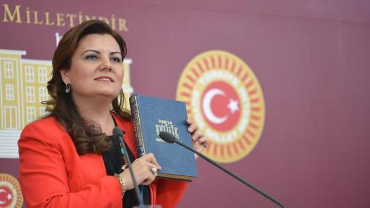 CHPli Fatma Kaplan Hürriyet : Kitabın orjinali Meclis Kütüphanesinden çıktı