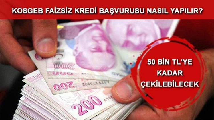 KOSGEBe başvuru şartları neler İşte, faizsiz kredi başvuru şartları