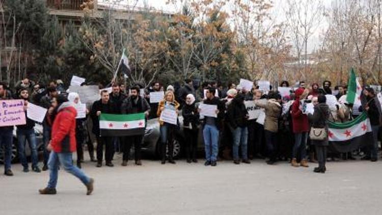 Gaziantepte Halep protestosu