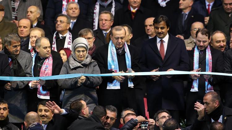 Trabzonsporun yeni stadı açıldı, Fenerbahçe mesaj yolladı