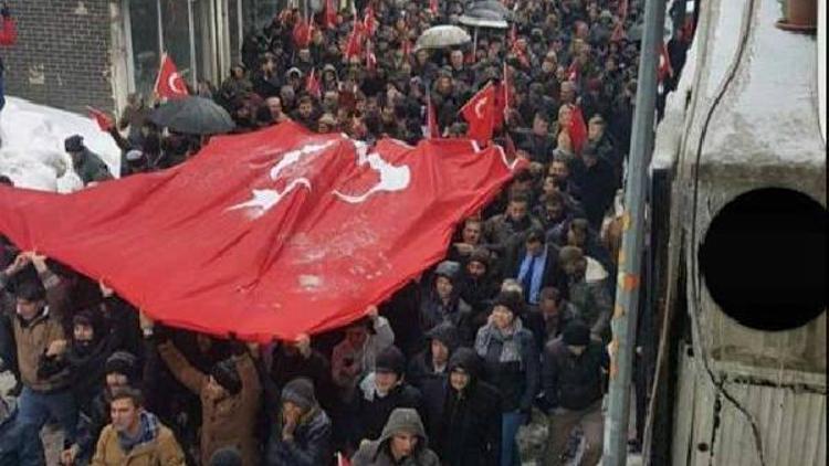 Şemdinlide teröre tepki yürüyüşü