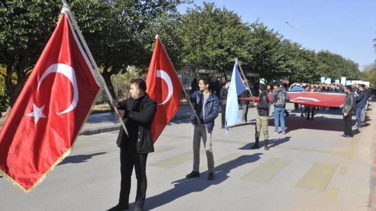 Ülkücüler teröre tepki için yürüdü