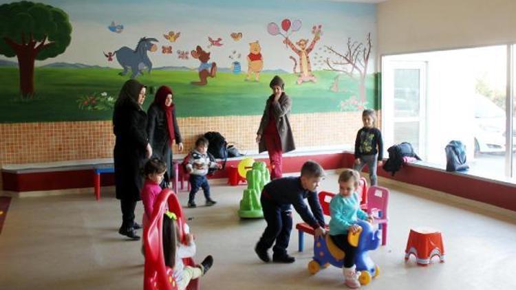 Hastaneye çocuklar için oyun alanı yapıldı