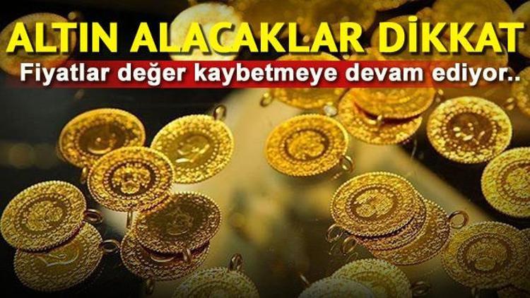 Altın fiyatları değer kaybediyor.. İşte çeyrek altın fiyatları