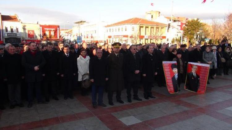 Atatük’ün Edirne’ye gelişinin 86’ncı yıldönümü kutlandı