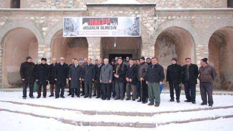 Beyşehir’de Halep’e yardım kampanyası başladı