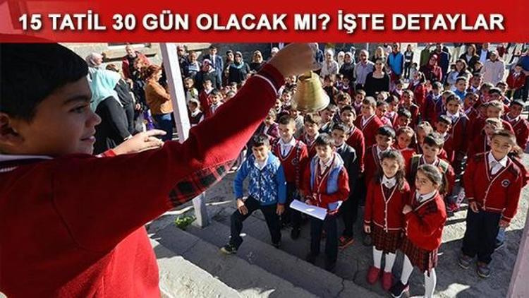 15 tatil hangi gün başlıyor.. İşte Sömestr tatilinin tarihi