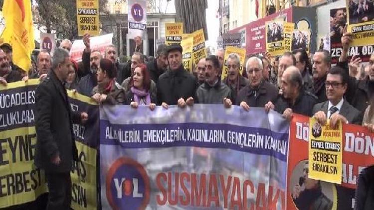 Yol TV kararı ve Cemevi Başkanı Odabaşın gözaltına alınması protesto edildi