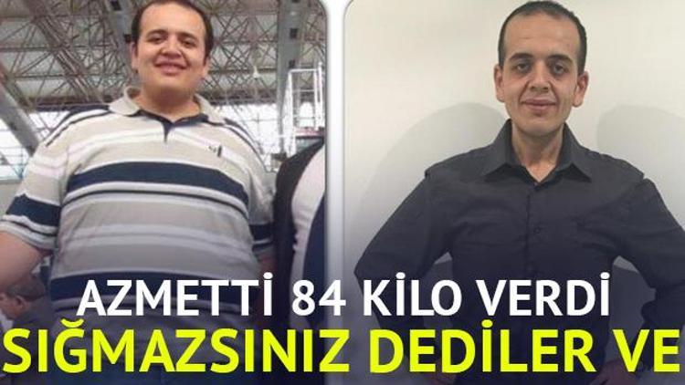 Bu halinizde MRa sığamazsınız sözü 84 kilo zayıflattı