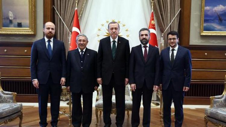 Cumhurbaşkanı Erdoğan, İbn-i Haldun Üniversitesi heyetini kabul etti