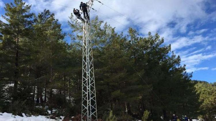 EDAŞ kara rağmen enerji sağlıyor