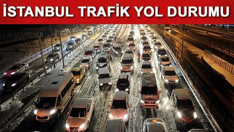 İstanbul trafiğinde son durum İşte İstanbulda yol durumu 30.12.2016 (CANLI)