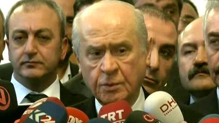 Son dakika haberi: Bahçeli: Anayasa Meclisten geçmezse seçim yapılmalı