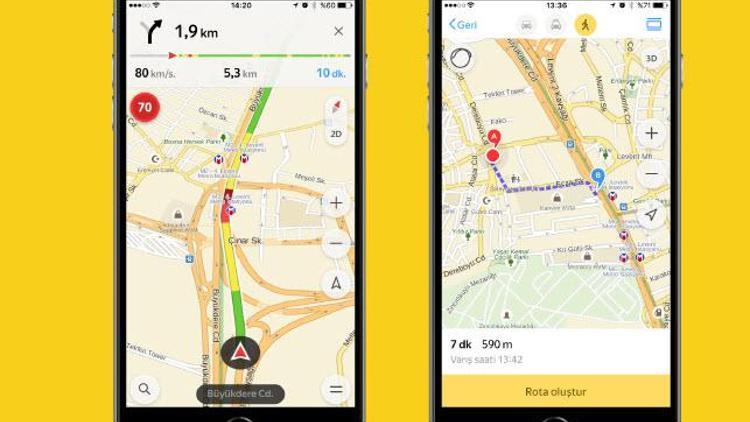 Yandex Haritalara çok önemli güncelleme