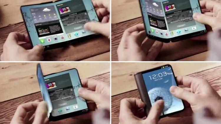 Samsung ekranı katlanabilen telefona taktı