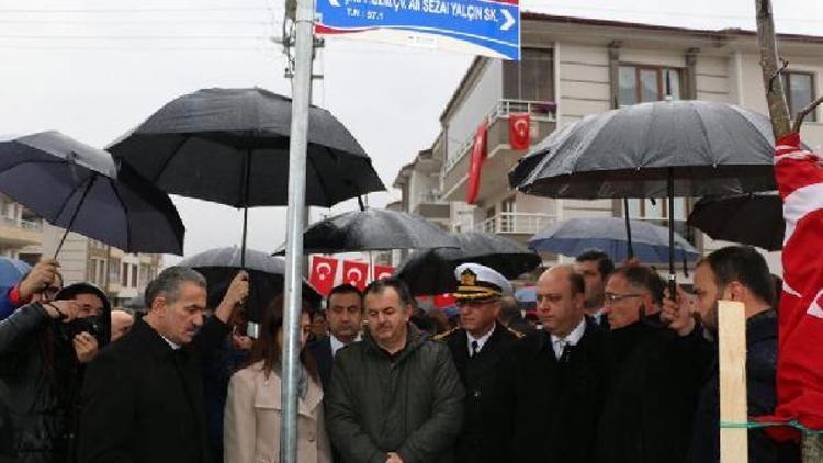 Şehidin adı ailesinin oturduğu sokağa verildi