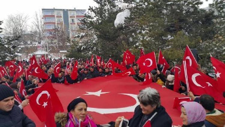 Bulanıkta teröre karşı yürüdüler