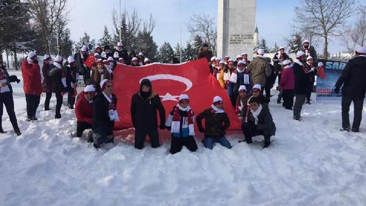 Lüleburgazlılar Sarıkamış şehitleri için yürüdü