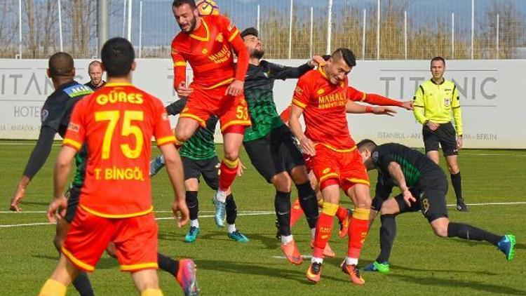 Göztepe, hazırlık maçında Akhisar Belediyespora mağlup oldu