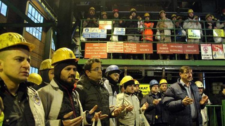 Zonguldakta madende ölen 8 işçi dualarla anıldı