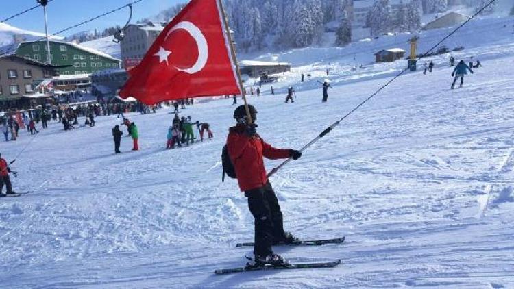 Uludağ’da kar bereketi