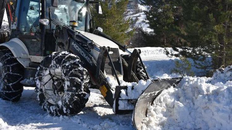 Sinopta 228 köy yolu kardan kapandı