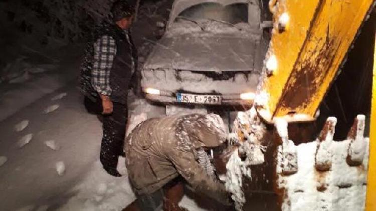 Bozdağda doyumsuz kar manzarası