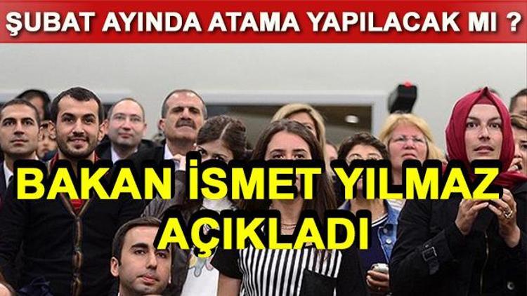 Şubat ayı öğretmen ataması konusunda MEBden resmi açıklama