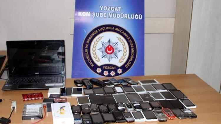 Yozgat’ta kaçak telefon operasyonu