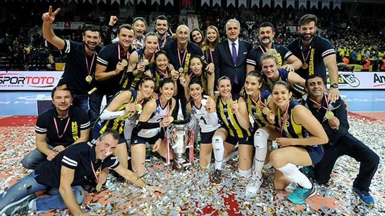 Kupa Voley Kadınlarda şampiyon Fenerbahçe