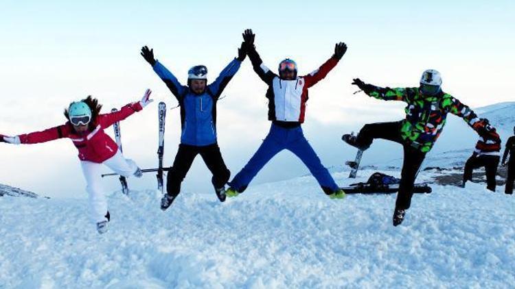 Sömestr tatilinde Erciyes’te oteller dolu