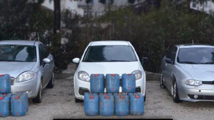 Edirne’de  650 litre asit anhidrit ele geçirildi