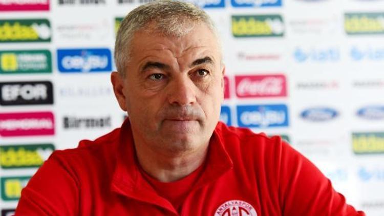 Antalyaspor teknik direktörü Çalımbaydan TFFye maç saati ricası