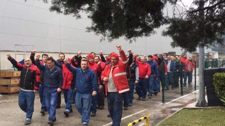 2 bin 200 işçi bu sabah greve gitti