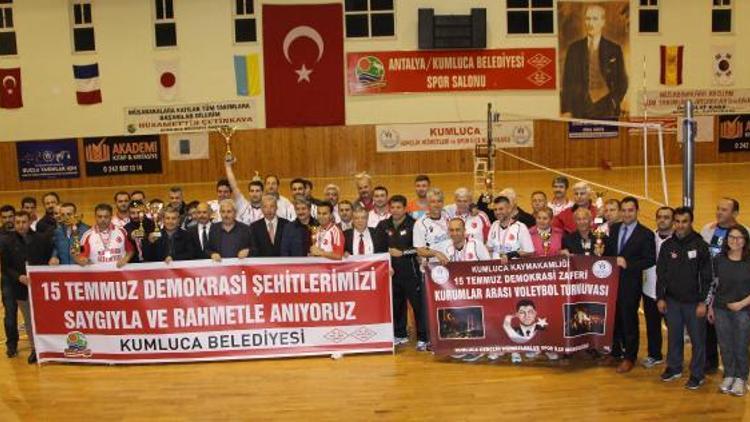 Voleybol turnuvası sona erdi