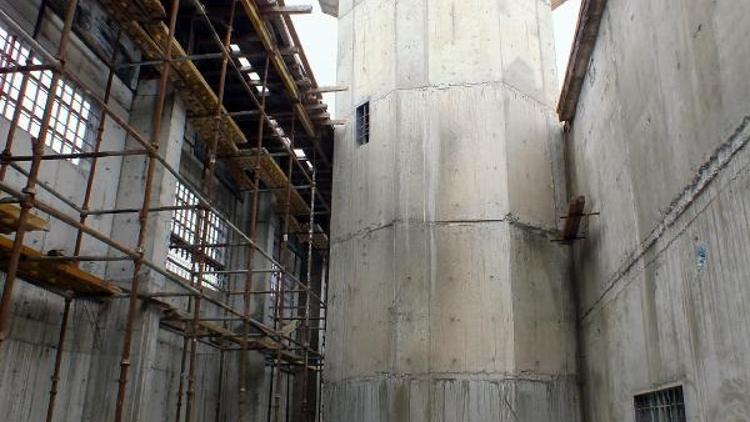 Yozgatta yapılan 3 bin 800 kişilik cezaevinin inşaatı sürüyor