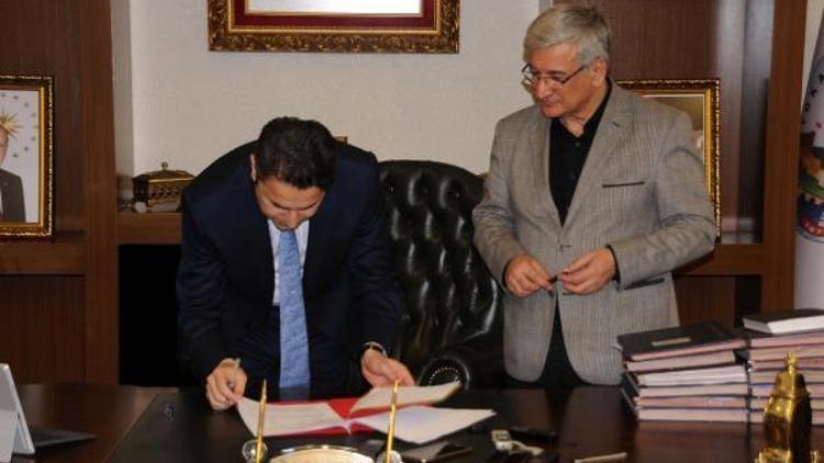 Kanal Tokat projesinin sözleşmesi imzalandı