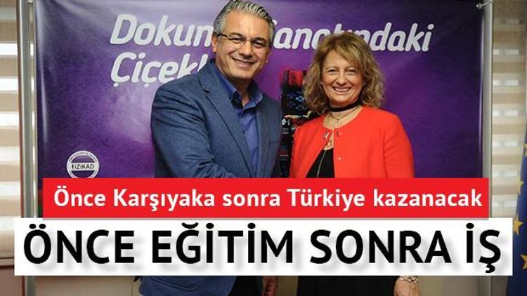 Kadınlara önce eğitim sonra iş