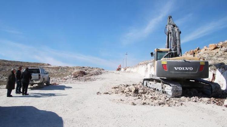 Şanlıurfa’da yol çalışması