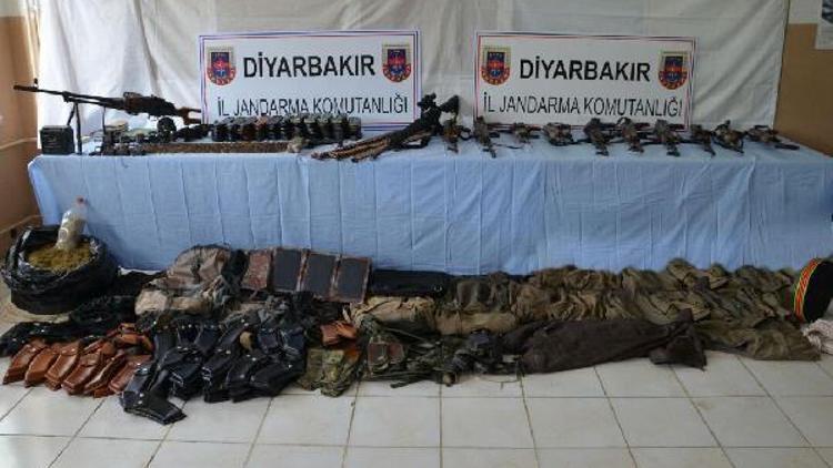 Diyarbakırda 2016 yılında ele geçirilen silah ve mühimmat bilançosu
