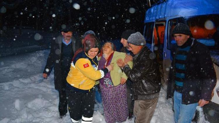 Erbaada kalp hastası kadın 3 saatte kurtarıldı