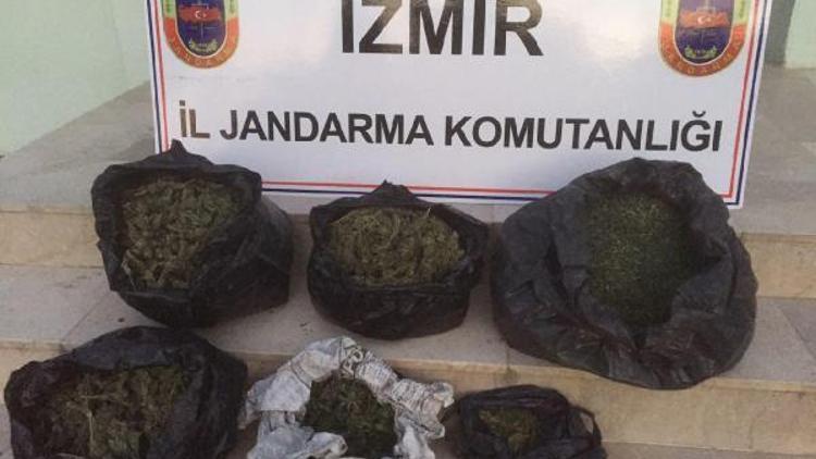 İki evinde toplam 4 kilo 100 gram esrarla yakalandı