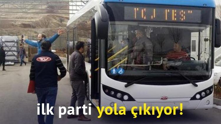 İzmirin elektrikli otobüs filosu yola çıkıyor