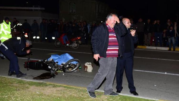 Motosiklet üzerinde şov yaparken çarptığı kadın öldü