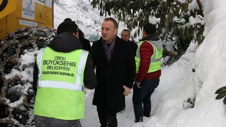 Ordu’da kar kalınlığı 1 metreyi geçti