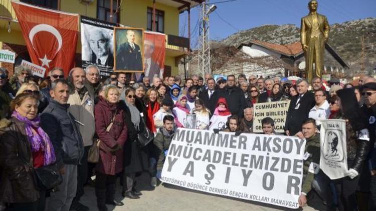 Muammer Aksoy İbradıda anıldı