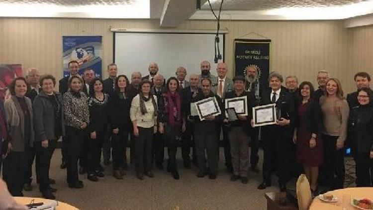 Rotarynin Meslek Hizmet Ödülleri sahiplerini buldu