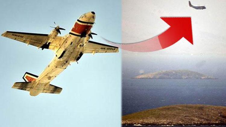 Kardakta sıcak dakikalar Türk uçağı alçak uçuş yaptı