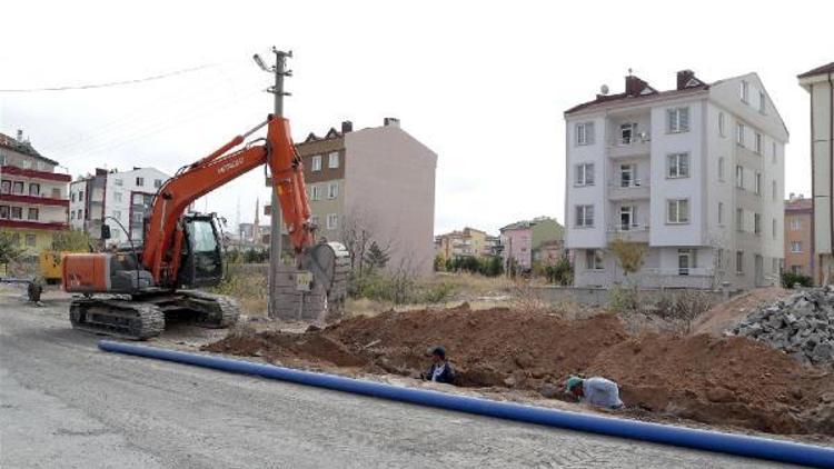 Su ve kanalizasyon işleri müdürlüğü, 14 bin 876 metre şebeke hattı döşedi