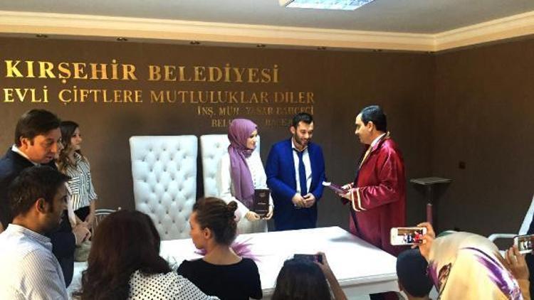 Kırşehir’de 2016da bin 87 çift dünya evine girdi